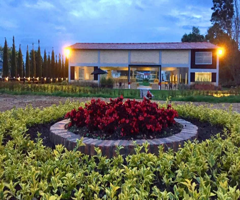 jardín en la hacienda para bodas